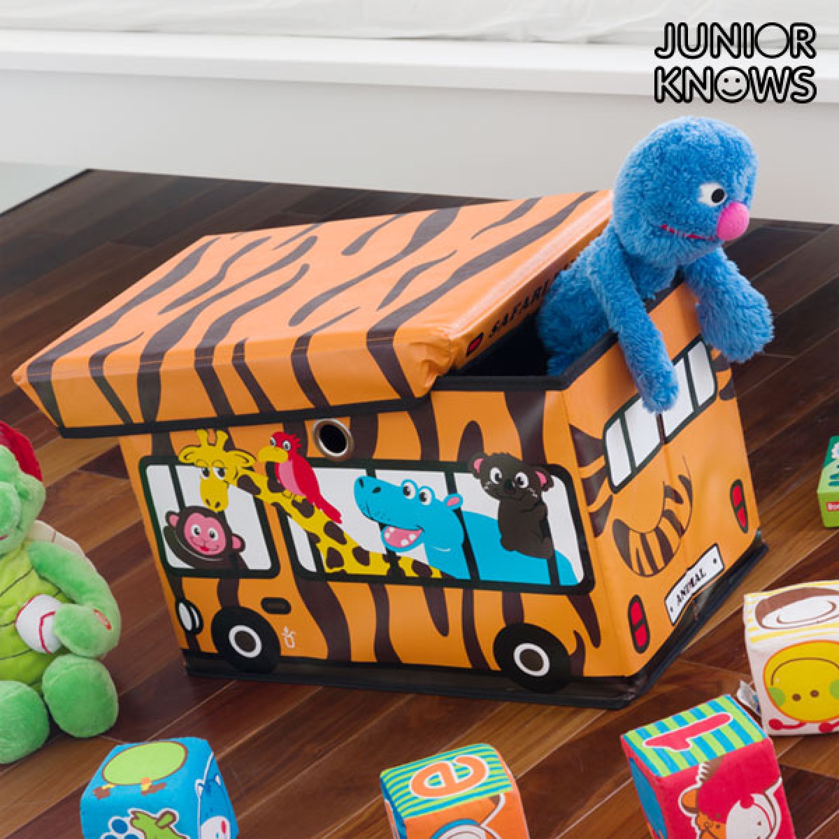 Автобус Джуниор знает складную коробку игрушек складные