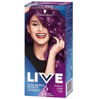 Schwarzkopf LIVE Intense Permanent Color - 94 Purple Pun