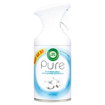 Air Wick Pure Aerosol Air Freshener - Mjuk bomull - 250 ml