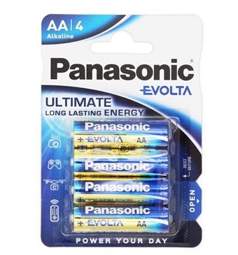 Panasonic Evolta AA / LR06 / Mignon batterier - 4 st