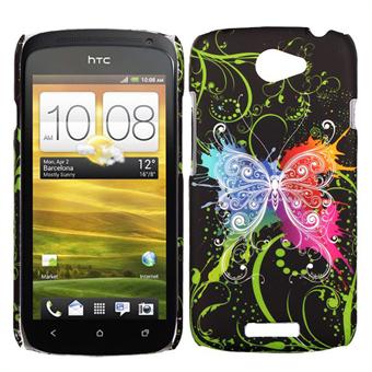 HTC ONE S Butterflies Cover (Neon)