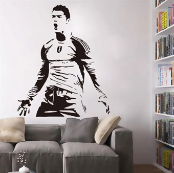 Ronaldo Wallsticker - Väggdekoration i Vinyl