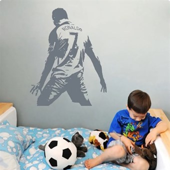 Cristiano Ronaldo Wallsticker - Väggdekoration i Vinyl