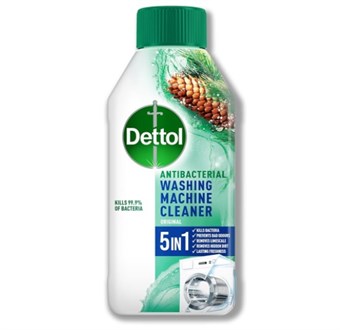 Dettol - Antibakteriell Tvättmaskinsrengörare - 5 i 1 - 250 ml