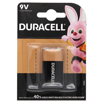 Duracell Basic E / 9V batteri (1 st)