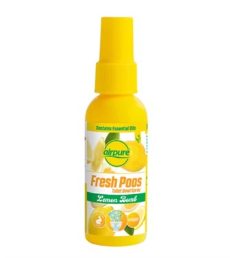 AirPure Fresh Poos Toilet Spray - Lemon Bomb - 1 st