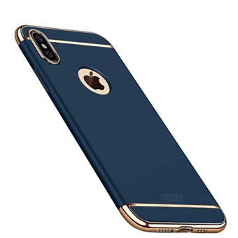 MOFI Slide In Cover för iPhone XS Max - Blå