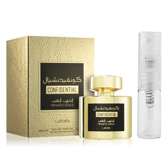 Confidential Private Gold by Lattafa - Eau de Parfum - Doftprov - 2 ml