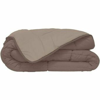 Täcke Poyet  Motte Hudson Beige-brun (taupe) linne 200 g/m² 220 x 240 cm