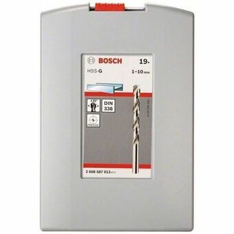 Spolset BOSCH Probox Stål Hög hastighet 1-10 mm 19 Delar