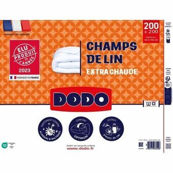 Täcke DODO Champs de Lin Vit 450 g/m² 200 x 200 cm