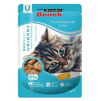 Kattmat Super Benek Urinary Kalvkött Fåglar Gris 100 g