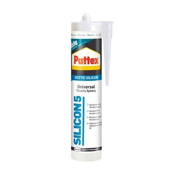 Silikon Pattex Silicon 5 Universal Vit 280 ml