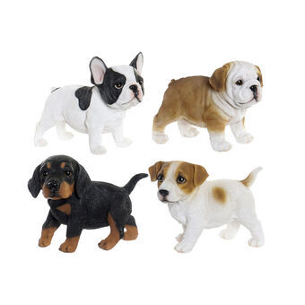 Prydnadsfigur DKD Home Decor Harts Hund (22 x 12 x 17 cm) (4 pcs)