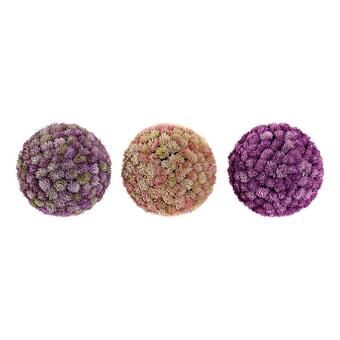 Dekorativ blomma DKD Home Decor Plast Järn (3 pcs)