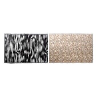 Matta DKD Home Decor Vit polypropen (120 x 180 x 1 cm) (2 pcs)