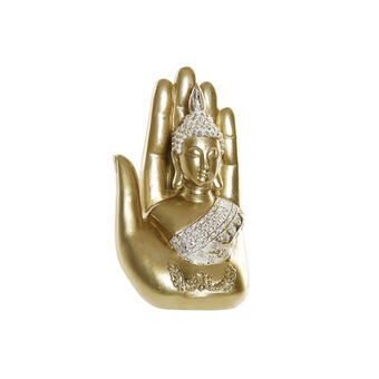 Prydnadsfigur DKD Home Decor Harts Buddha (11 x 7 x 18 cm)