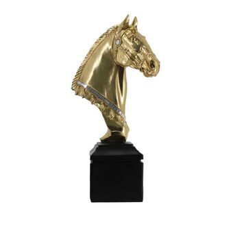 Dekorativ figur DKD Home Decor Black Golden Resin (18,7 x 13,2 x 36,2 cm)