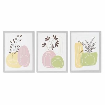 Tavla DKD Home Decor Vas (30 x 1,8 x 40 cm)