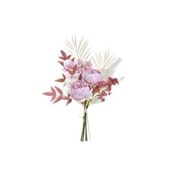 Bunt DKD Home Decor Vit Ljusrosa PE (28 x 13 x 46 cm)