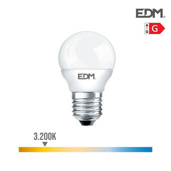 LED-lampa EDM E27 A+ 6 W 500 lm (4,5 x 8,2 cm) (3200 K)