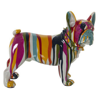 Prydnadsfigur Alexandra House Living Multicolour Plast Hund Måla 13 x 26 x 24 cm