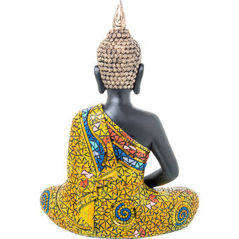 Prydnadsfigur Alexandra House Living Multicolour Plast Buddha 29 x 17 x 41 cm