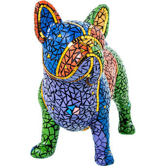 Prydnadsfigur Alexandra House Living Multicolour Plast Hund 34 X 15 X 27 CM