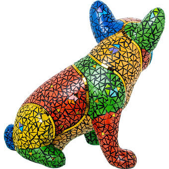 Prydnadsfigur Alexandra House Living Multicolour Plast Hund 29 x 18 x 28 cm