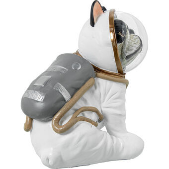 Prydnadsfigur Alexandra House Living Plast Hund Astronaut 19 x 15 x 20 cm