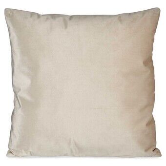 Kudde Polyester Sammet Elfenben (45 x 13 x 45 cm)