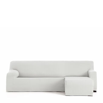 Chaise longue-omslag med kort högerarm Eysa BRONX Vit 110 x 110 x 310 cm