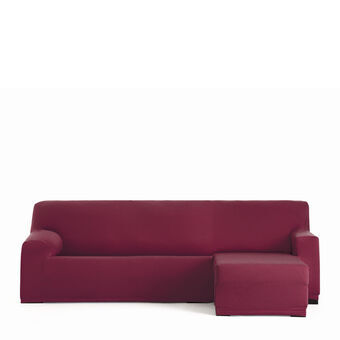 Chaise longue-omslag med kort högerarm Eysa BRONX Bordeaux 110 x 110 x 310 cm