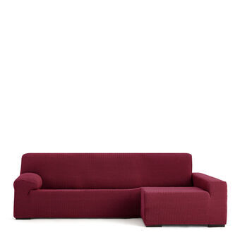 Skydd för chaise longue med lång högerarm Eysa JAZ Bordeaux 180 x 120 x 360 cm