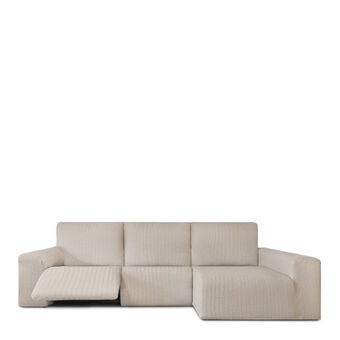 Skydd för chaise longue med lång högerarm Eysa JAZ Beige 180 x 120 x 360 cm