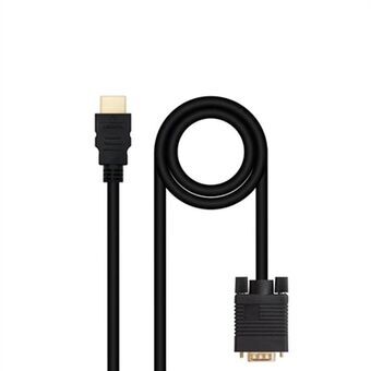 Adapter HDMI till VGA NANOCABLE 10.15.4348 Svart 1,8 m