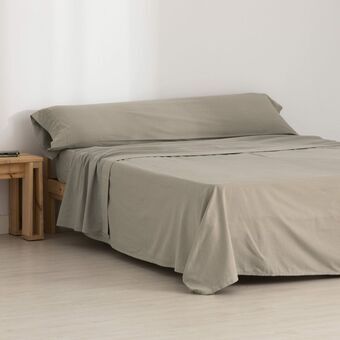 Bäddset SG Hogar Beige-brun (taupe) Säng 90 Franela