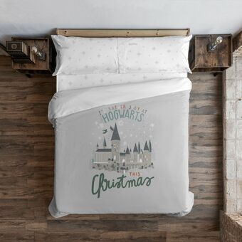 Påslakan Harry Potter Hogwarts in Christmas Säng 105 180 x 220 cm