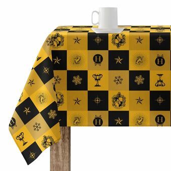 Fläckresistent bordsduk i harts Harry Potter Hufflepuff 100 x 140 cm