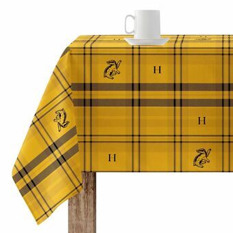 Fläckresistent bordsduk i harts Harry Potter Hufflepuff 250 x 140 cm