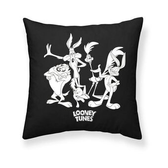 Kuddfodral Looney Tunes Looney B&w A Svart 45 x 45 cm