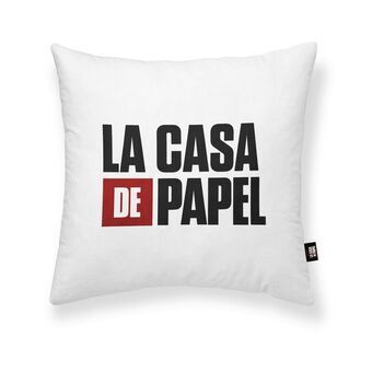 Kuddfodral La casa de papel LCDP A Vit 45 x 45 cm