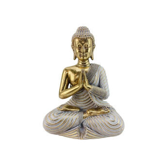 Prydnadsfigur Romimex Gyllene Harts Buddha 18 x 25 x 14 cm