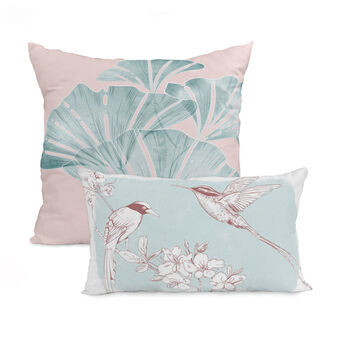 Set med kuddfodral HappyFriday Chinoiserie Multicolour 2 Delar