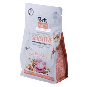 Kattmat Brit Care Grain-Free Sensitive Vuxen Lax Kalkon 400 g