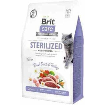 Kattmat Brit Care Grain-Free Sterilized Weight Control Vuxen Kalkon Anka 400 g