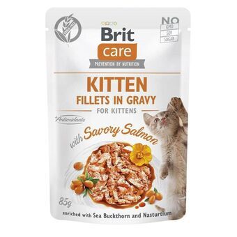 Kattmat Brit Care Cat Kitten Choice Lax 85 g