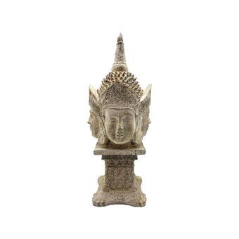 Byst Romimex Champagne Harts Buddha 15 x 36 x 15 cm