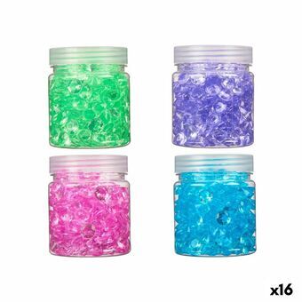 Dekorativa stenar Diamant 150 g Plast 6,5 x 8 x 6,5 cm (16 antal)