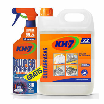 Avfettningsmedel KH7 Pack Sprejflaska Karaff 5 L 750 ml